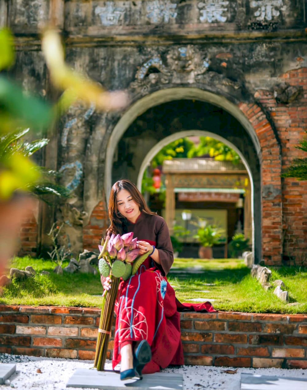 Du khách có thể chụp được những bức ảnh mang hơi thở đậm nét cổ xưa